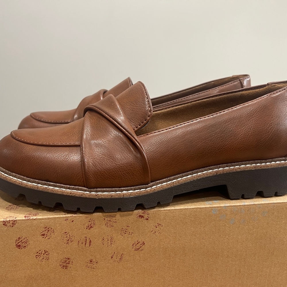 Women’s brown loafers
